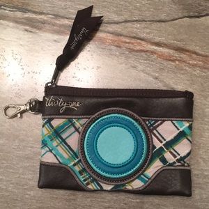 Lightly Used Thirty-One Camera Zippered Coin Purse